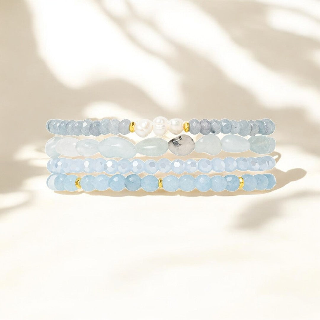 Aquamarin Jade Gelassenheit Apple Watch Armband