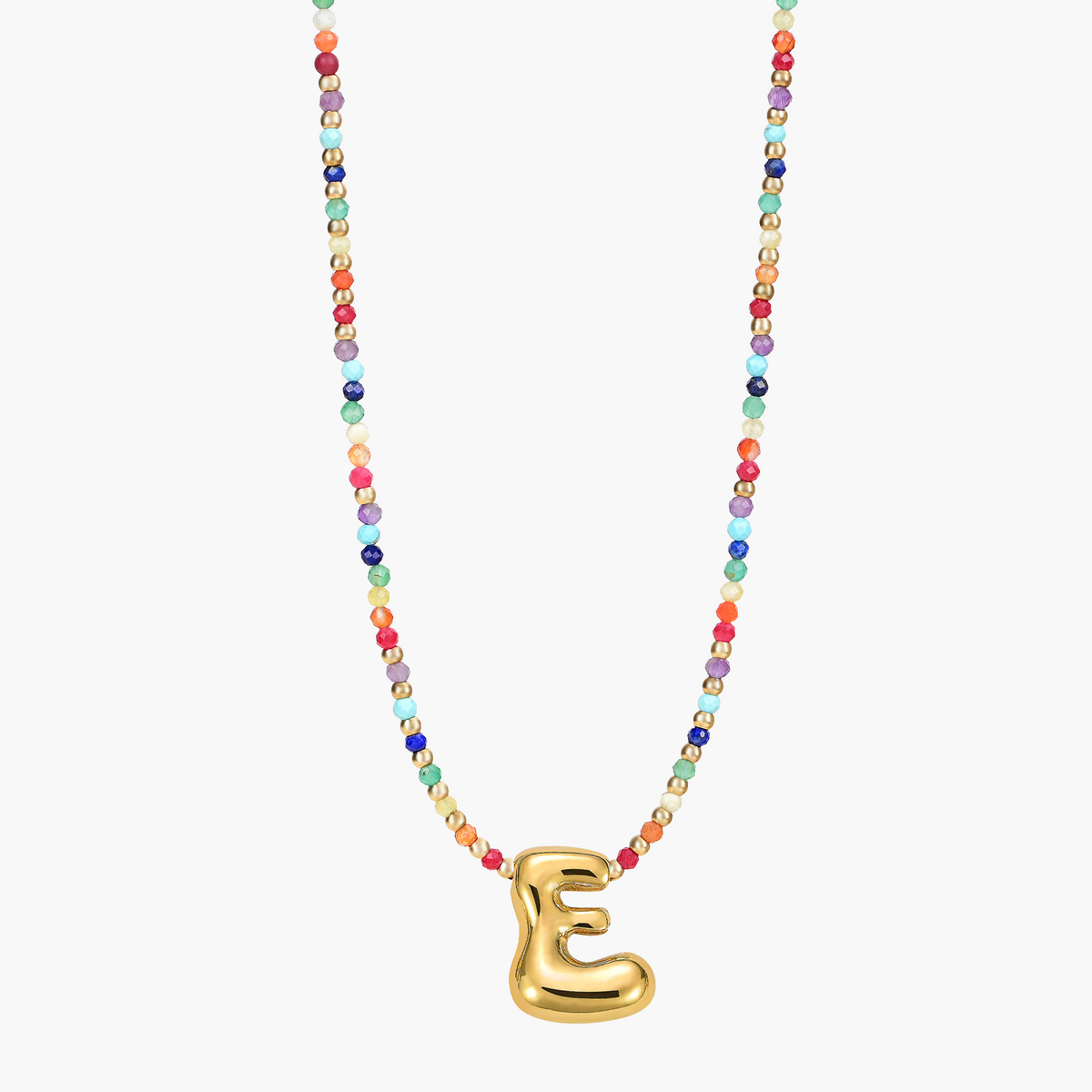 Rainbow Bubble Initial Ketting