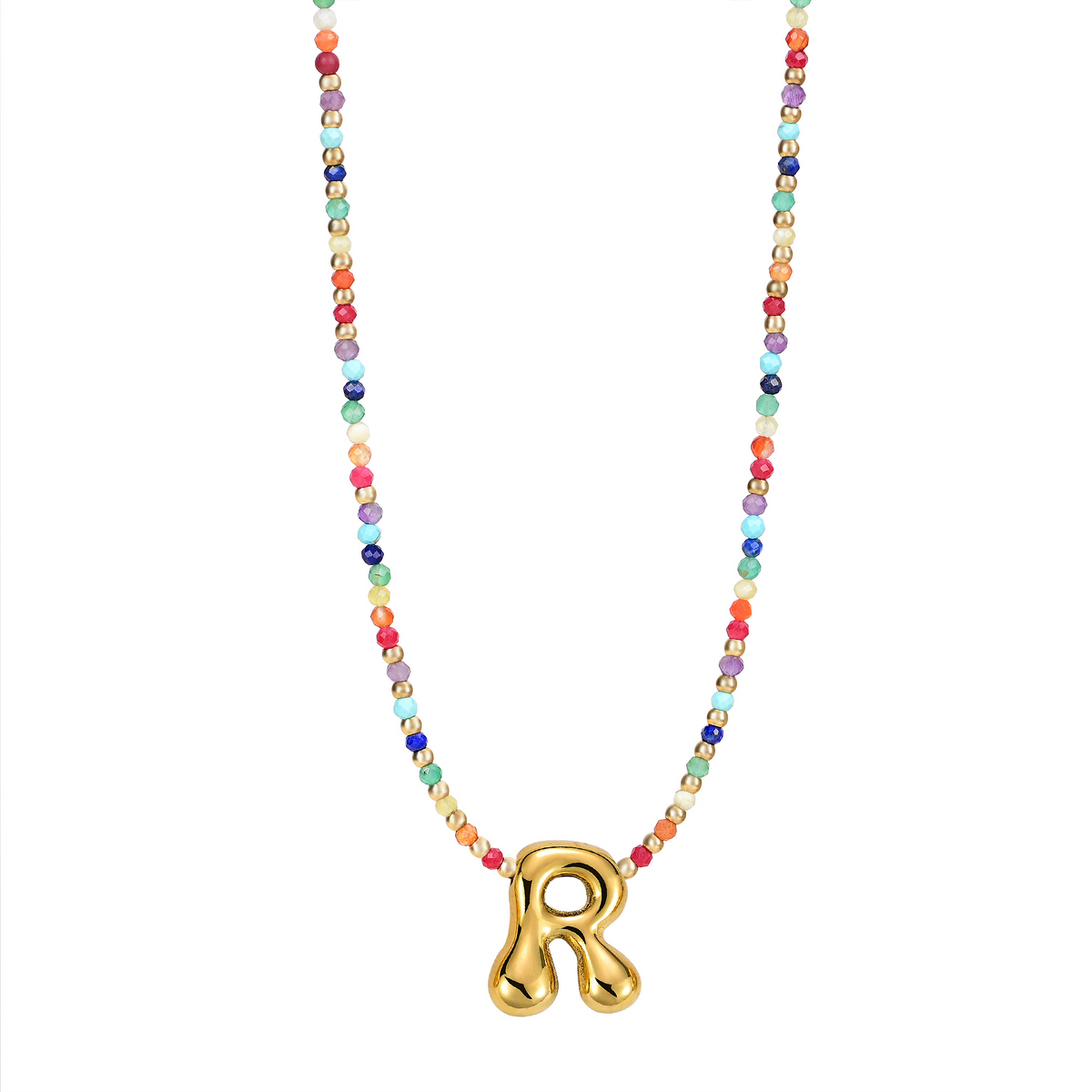Rainbow Bubble Initial Ketting