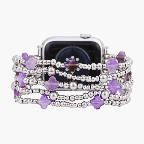 Celestial Charm Cross Stretch Apple Watch Armband