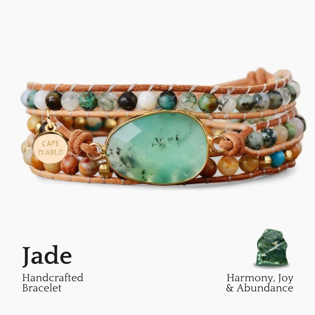 Vitalitäts-Jade-Armband
