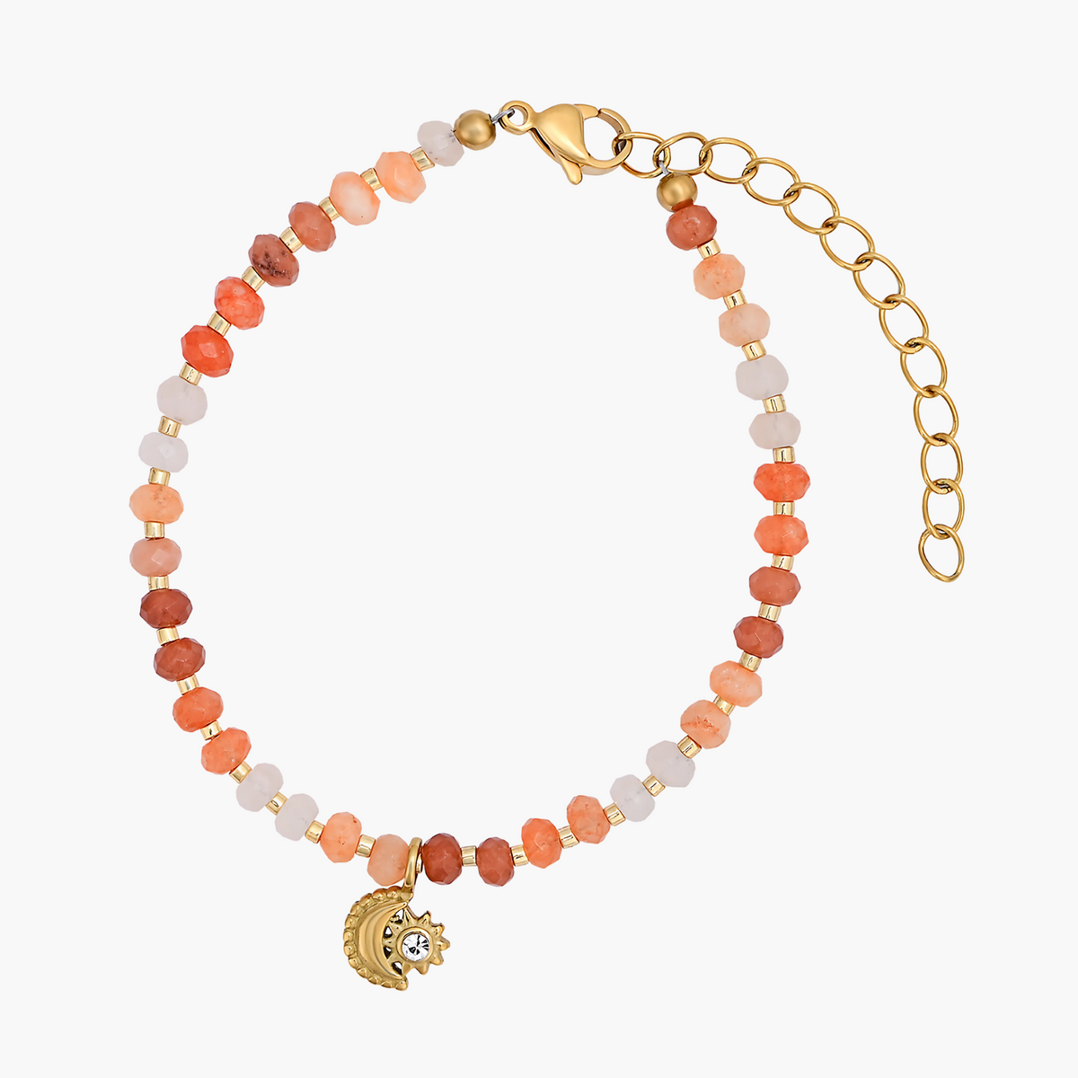 Bracelet en jade éclat du coucher de soleil