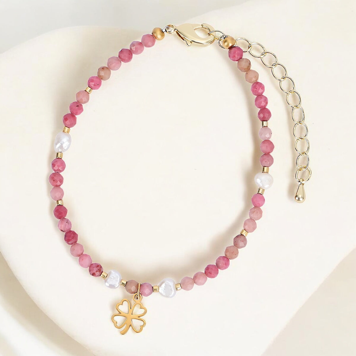 Bracelet de charme porte-bonheur Rosy