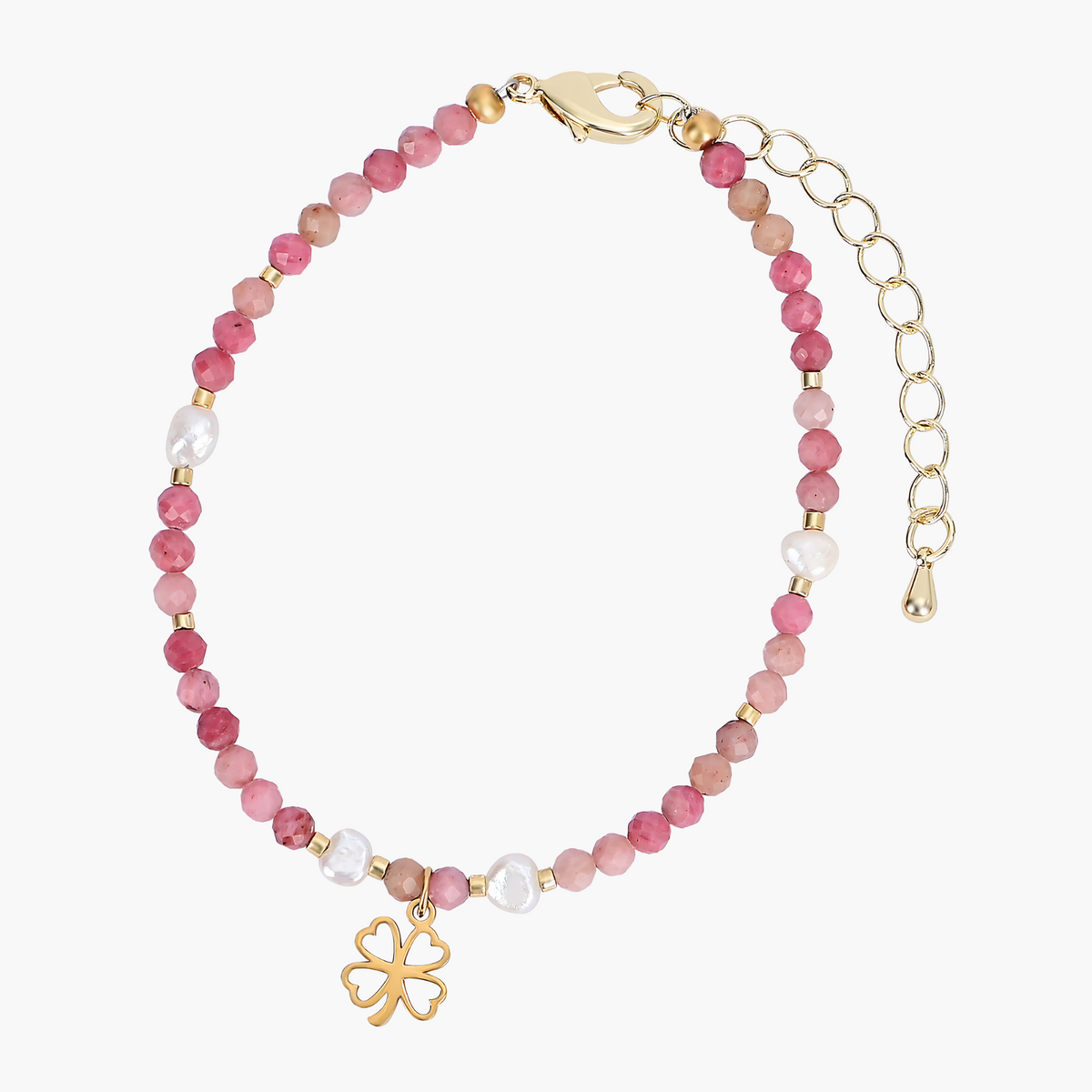 Bracelet de charme porte-bonheur Rosy