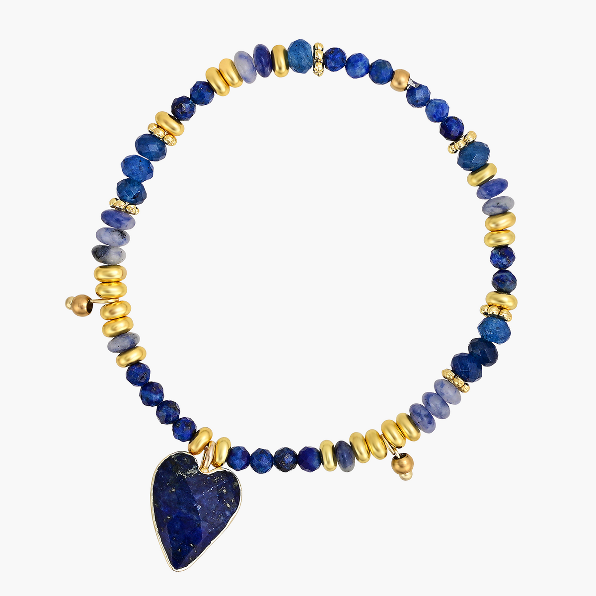 Bracelet de charme Lapis Love
