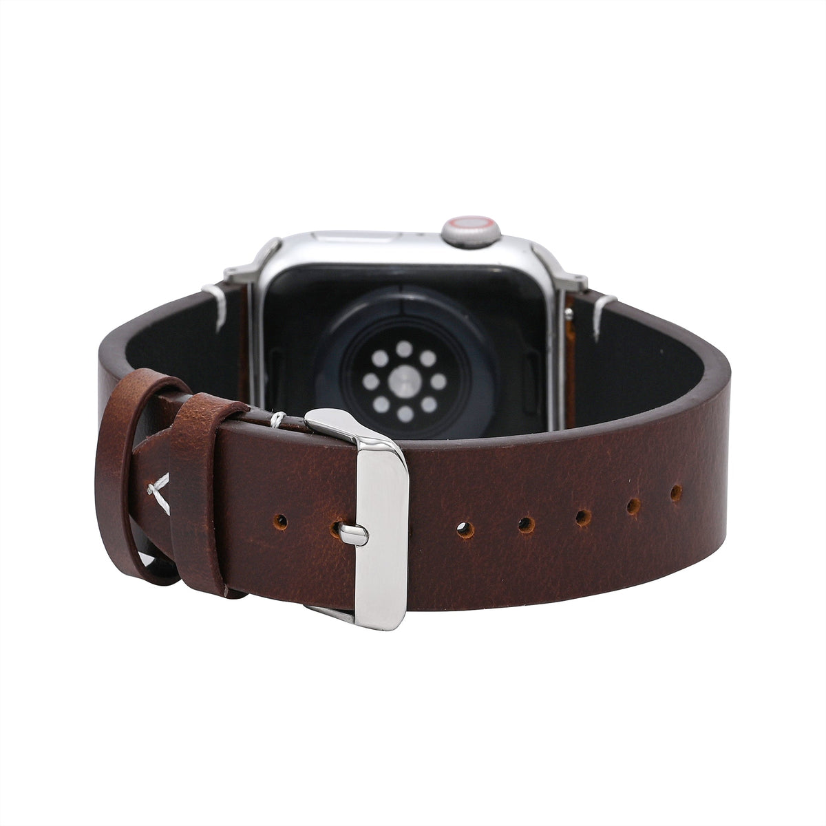Bracelet Apple Watch en cuir bleu pour homme