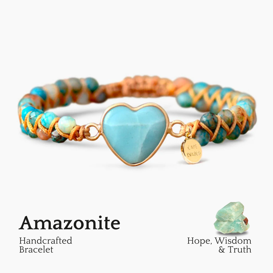 Bracelet de protection Améthyste d'Amazonite