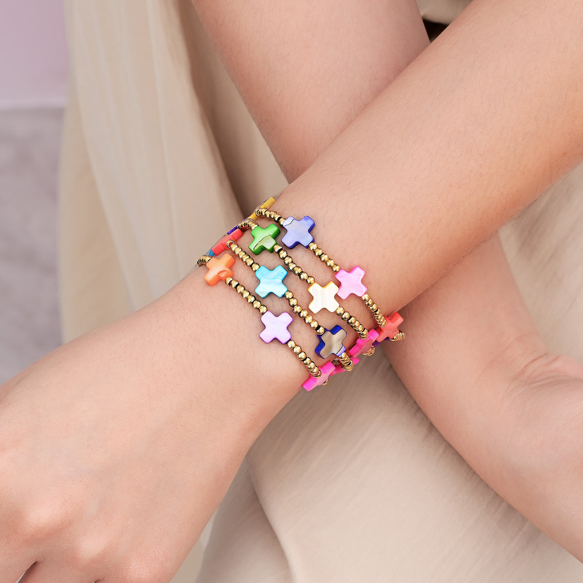 Ensemble de bracelets Chakra Cross
