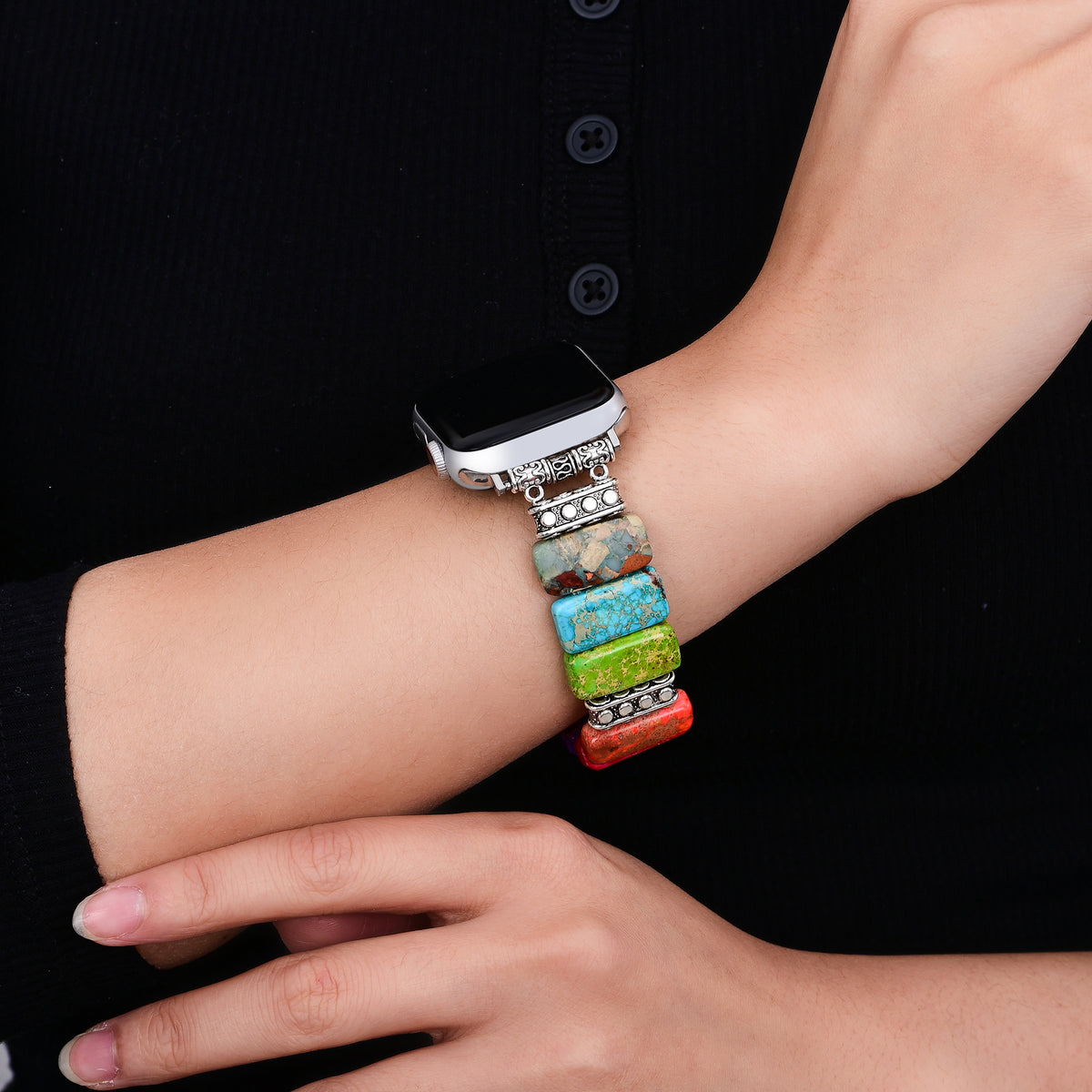 Chique Chakra Stretch Apple Watch-band