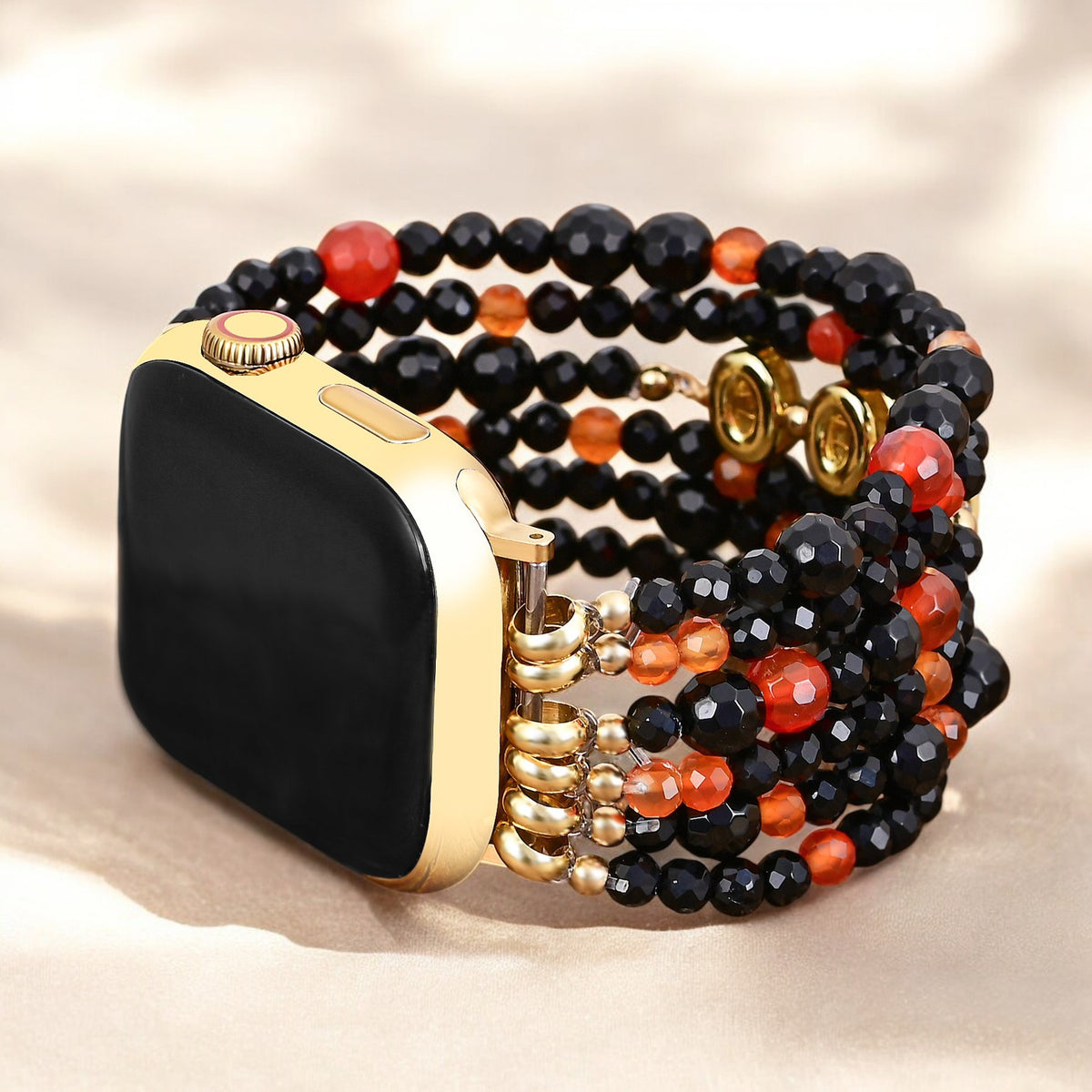 Halloween-Kürbisfeld Apple Watch Armband