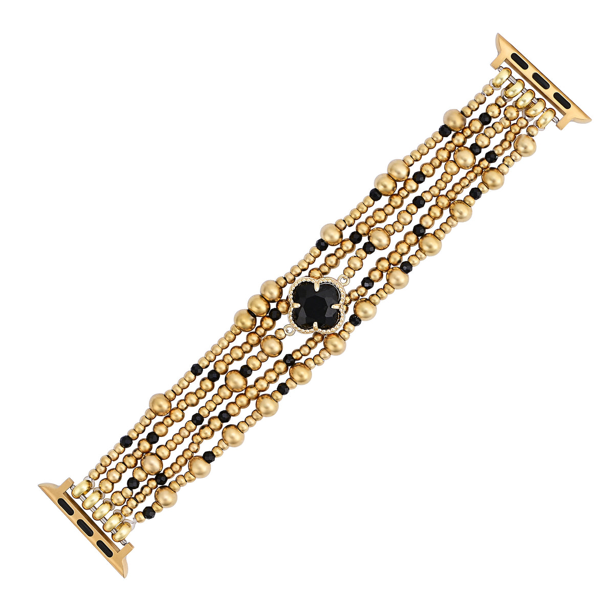 Majestueuze Midnight Stretch Apple Watch-band
