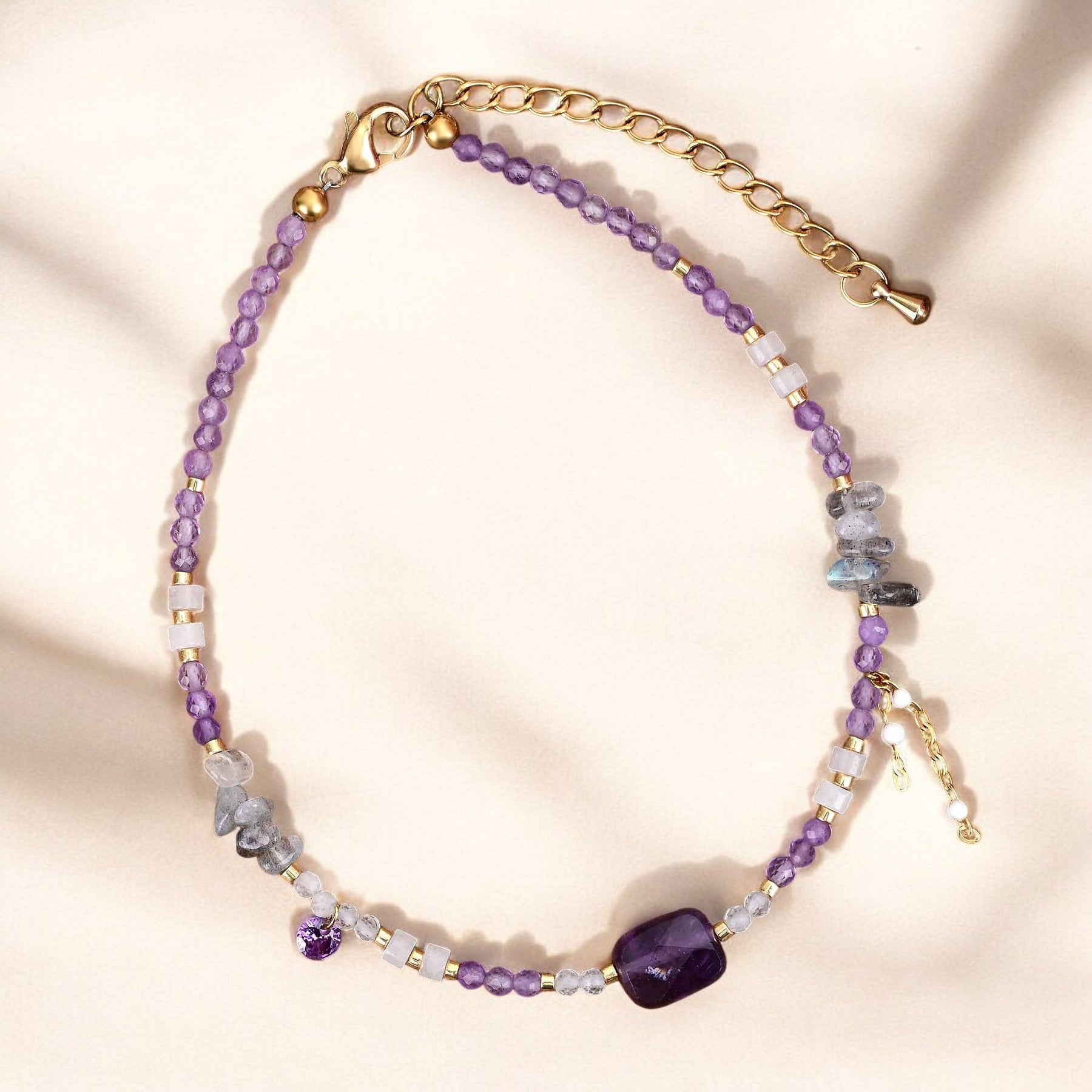 Amethyst Serenity Fußkette