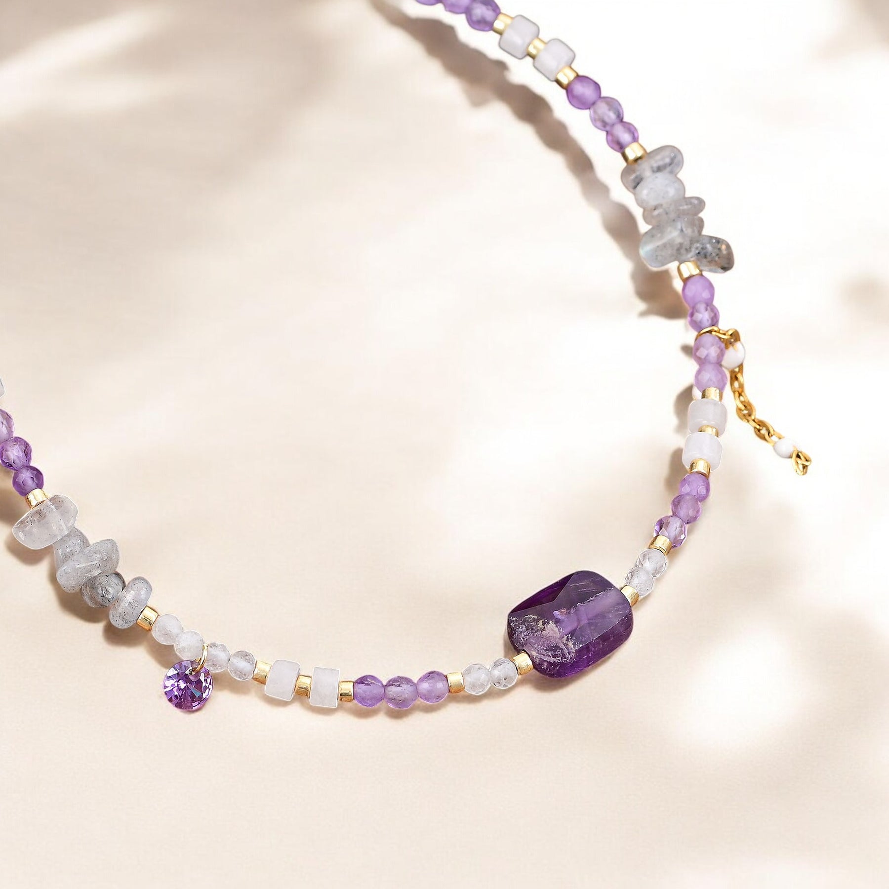 Amethyst Serenity Fußkette