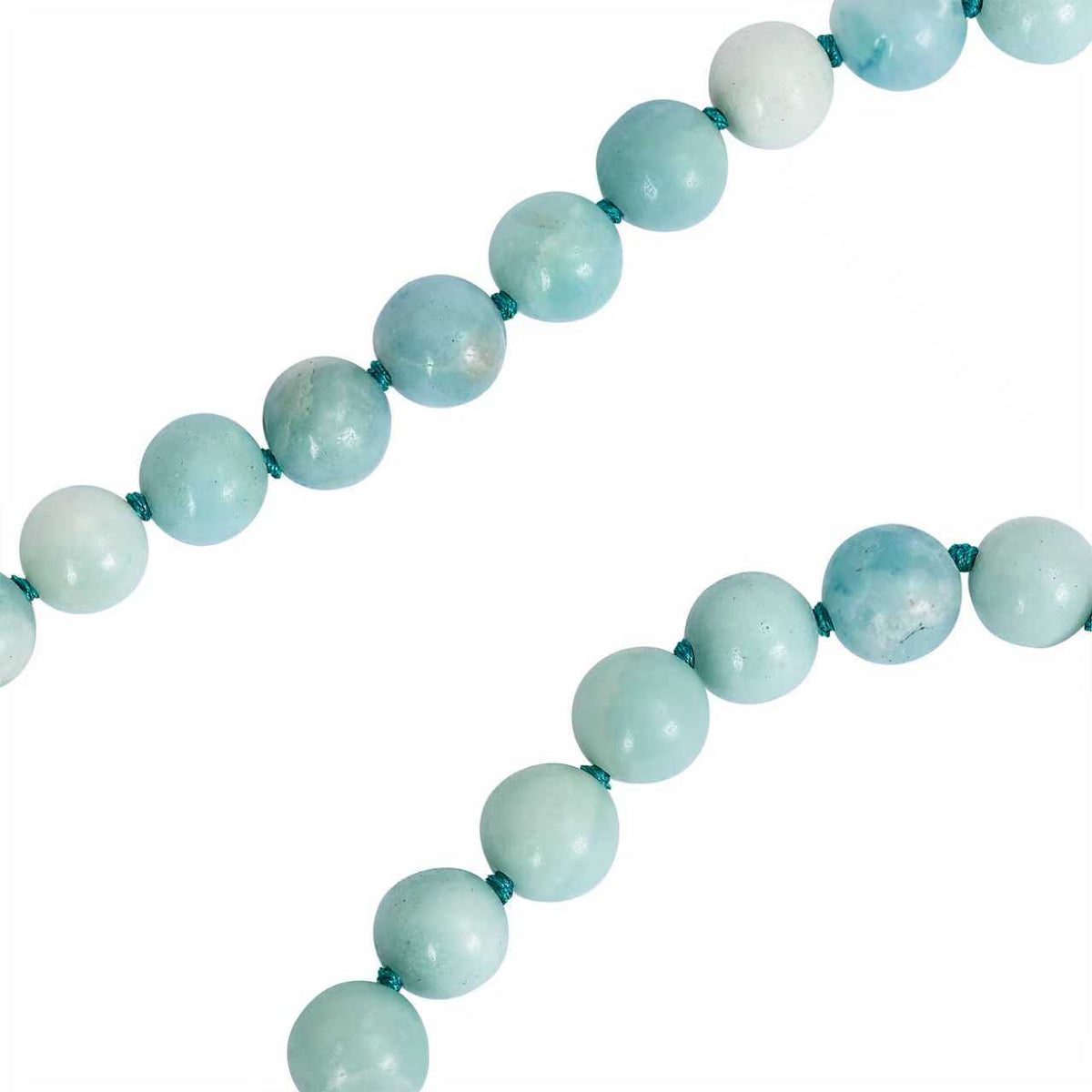 Collier ras de cou en amazonite des Caraïbes