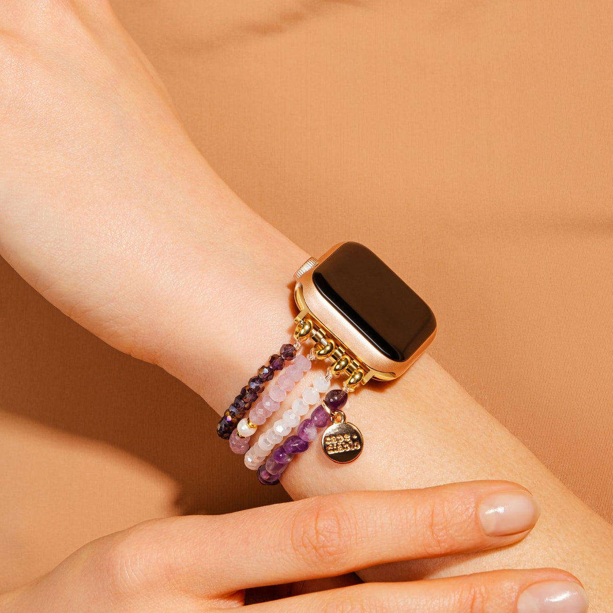 Mystischer Amethyst Apple Watch Armband