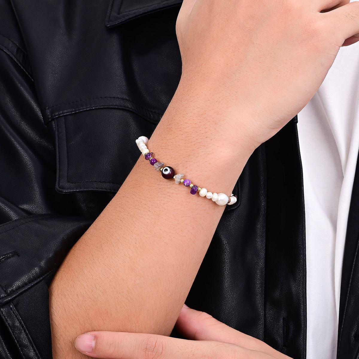 Zanzibar Pearl Herren-Schutzarmband