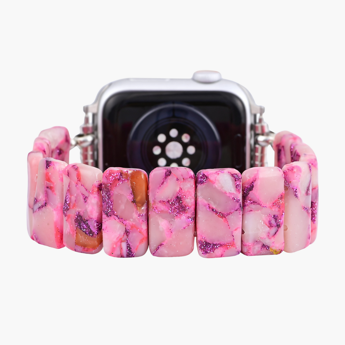 Rose Marmor Stretch Apple Watch Armband
