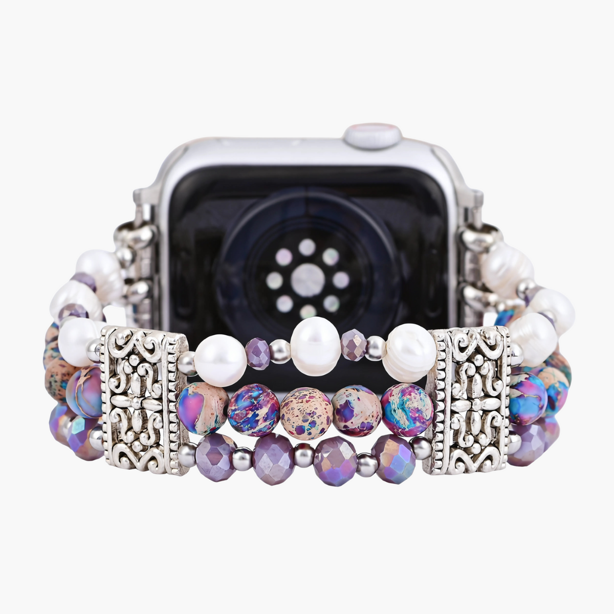 Artisanales Jasper Oasis Stretch Apple Watch Armband