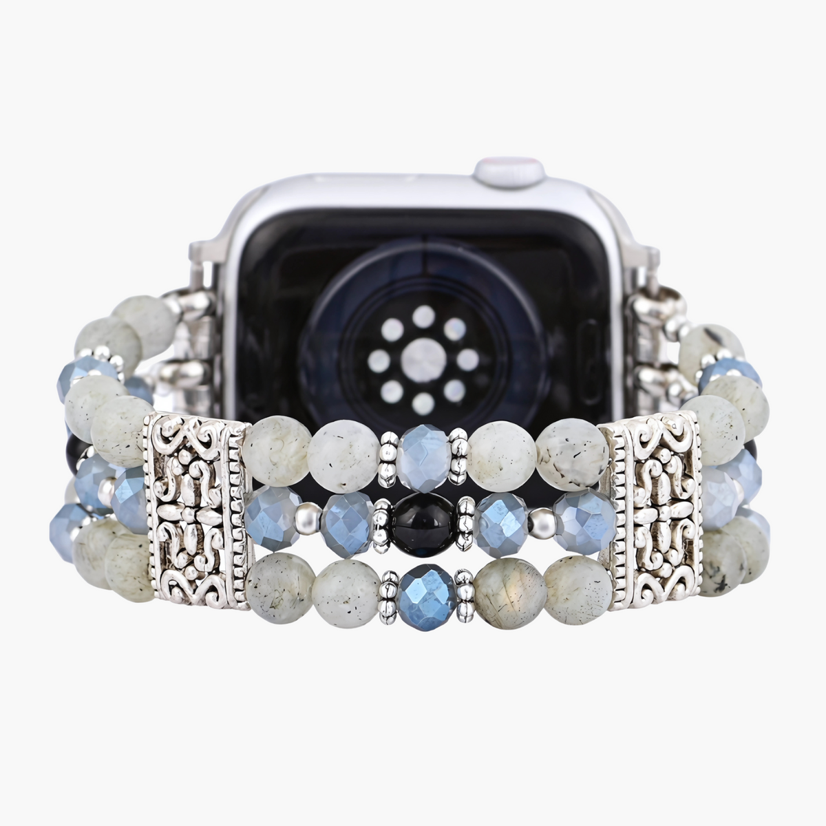 Artisanales Labradorit Indigo Stretch Apple Watch Armband