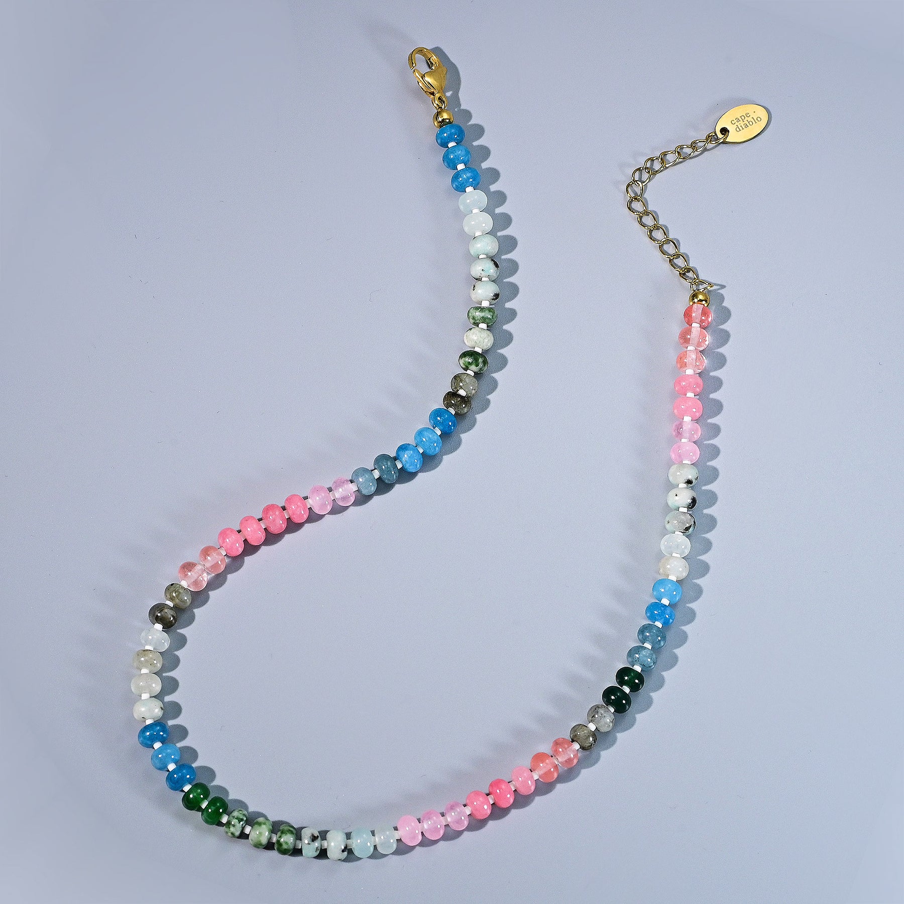 Collier en pierre de rêve pastel