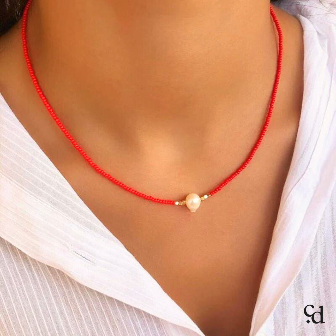 Collier de perles sereines