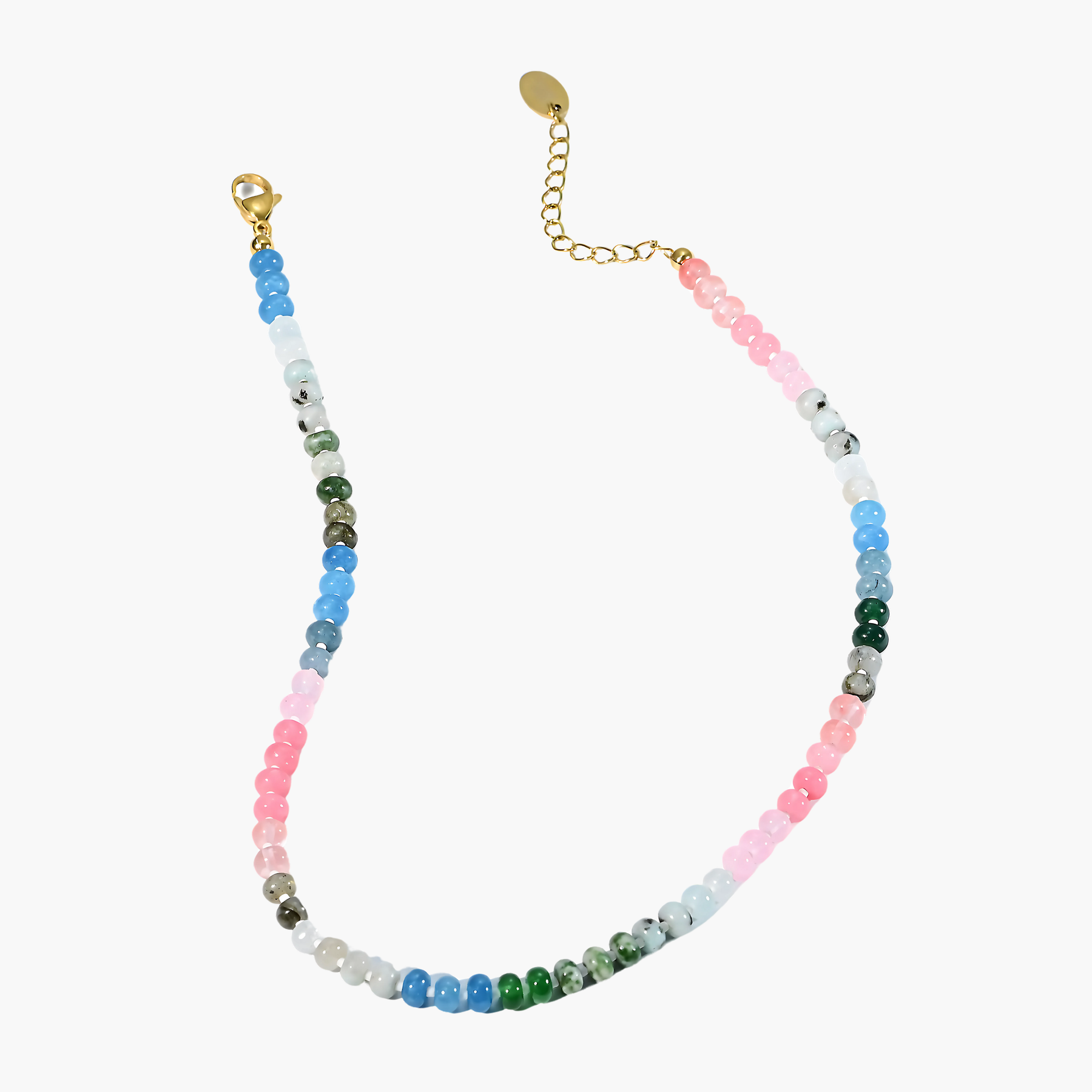 Collier en pierre de rêve pastel
