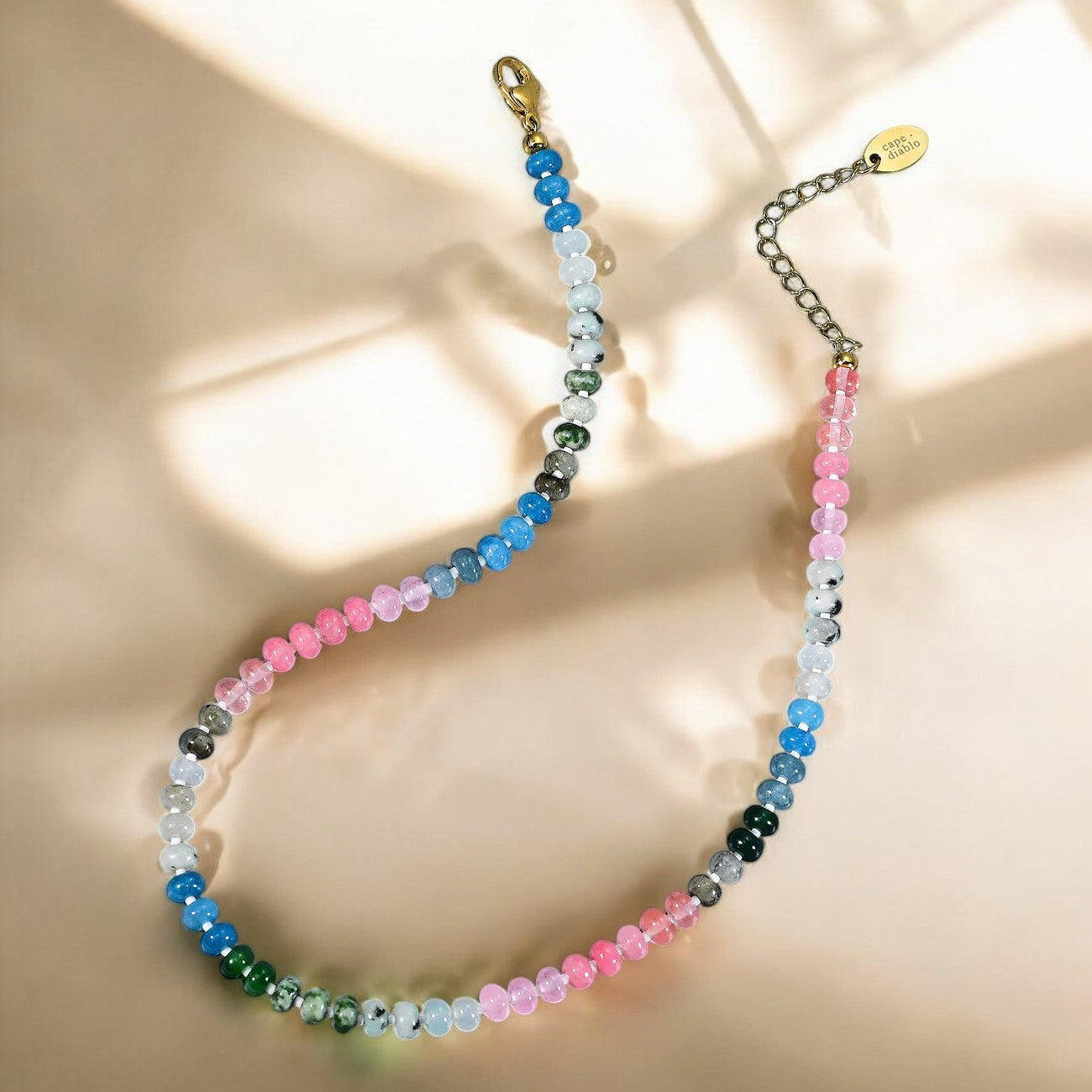 Collier en pierre de rêve pastel