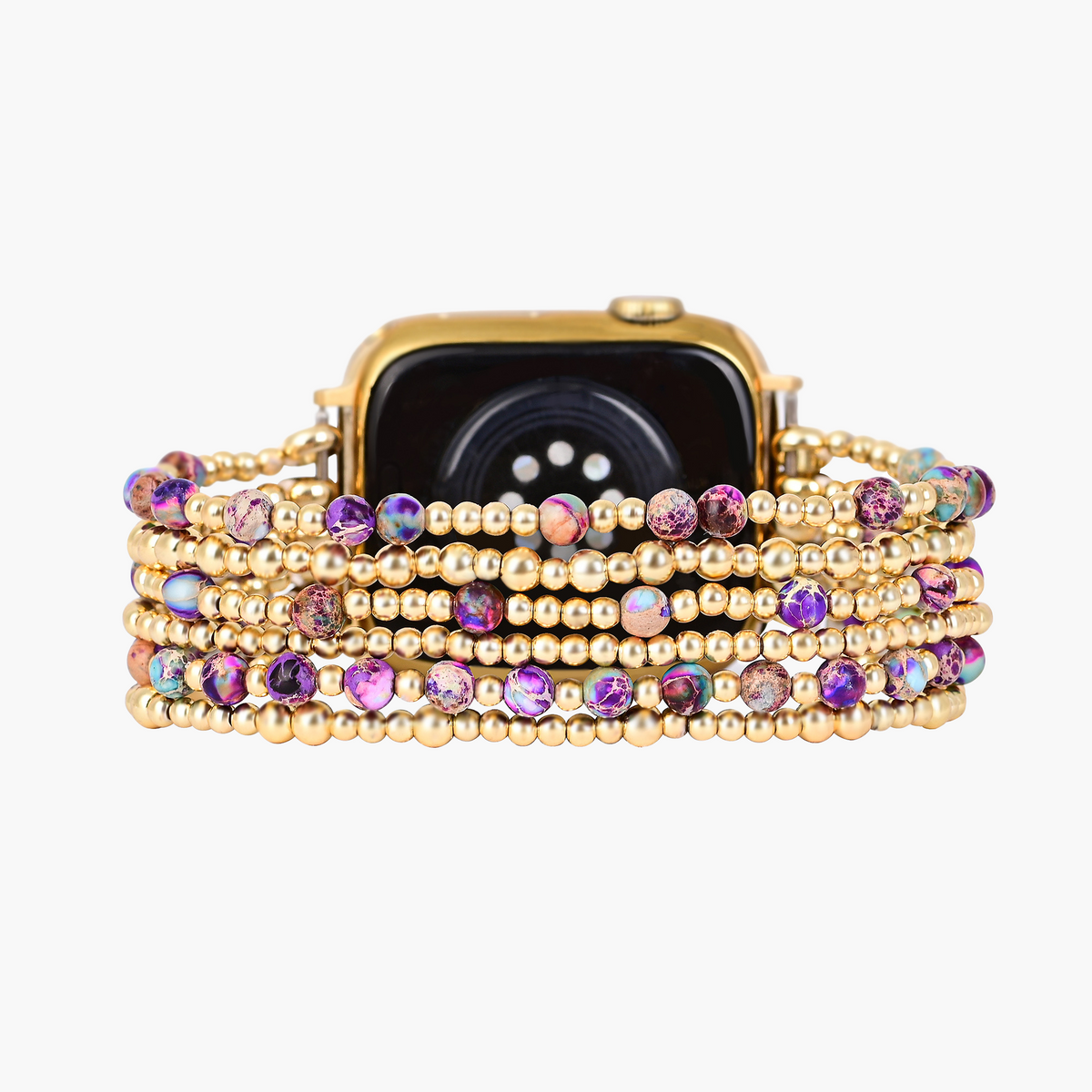 Intensives Jasper Glimmer Stretch Apple Watch Armband