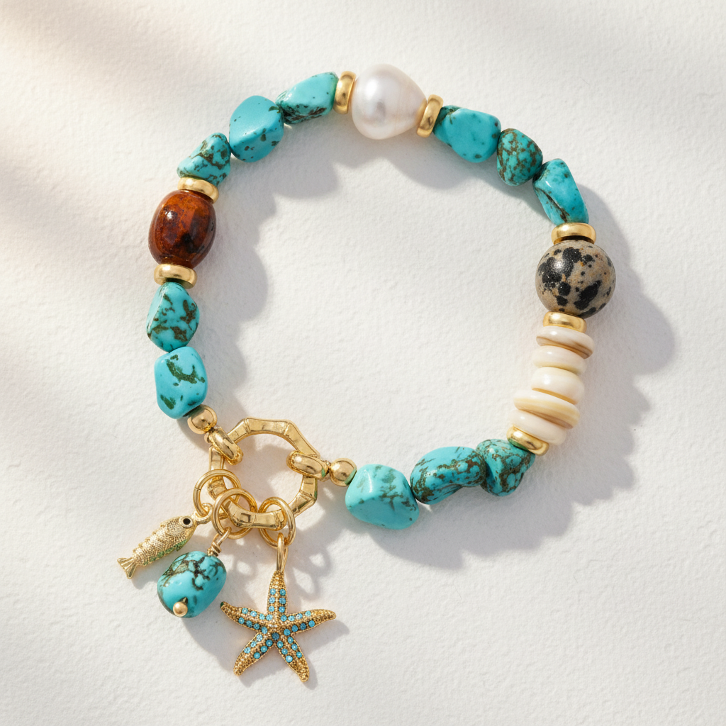 Turquoise Tide Bedelarmband