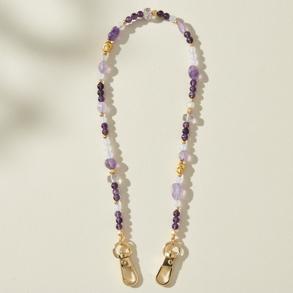 Amethyst Glow Telefonkette