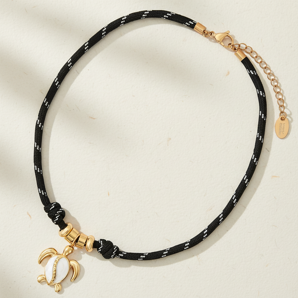 Schildkrötenreise-Anhänger-Halskette