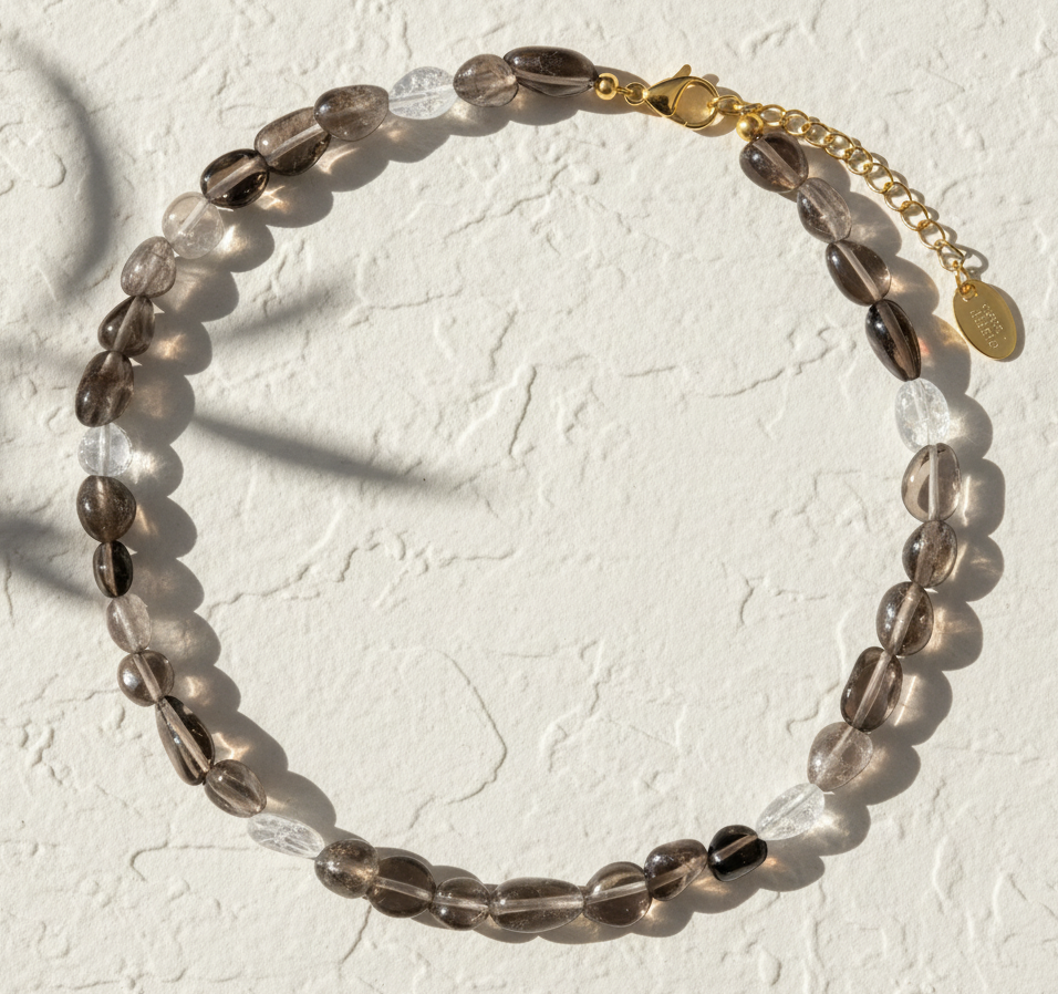 Obsidian Kristal Harmonie Ketting