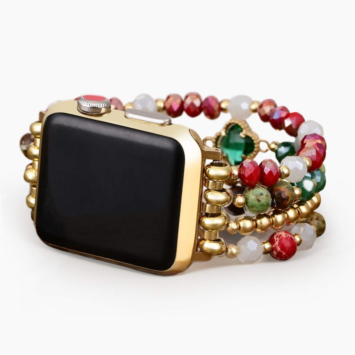 Fröhliches Filigran-Stretch-Apple Watch-Armband