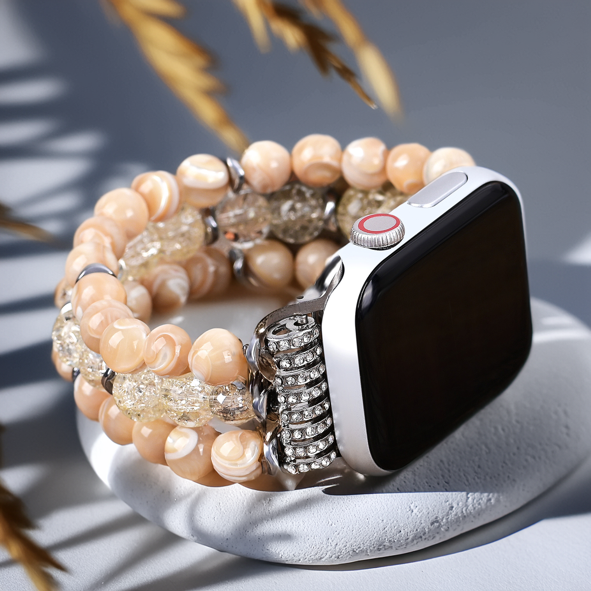 Honey Quartz Stretch Apple Watch Armband