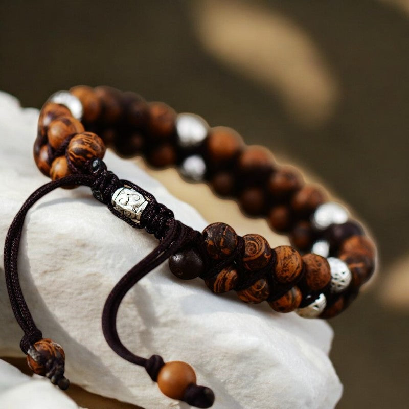 Heren Vintage Jasper Armband
