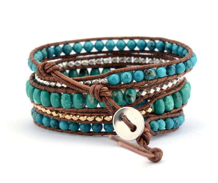 Natural Turquoise Spirit Bracelet - Cape Diablo
