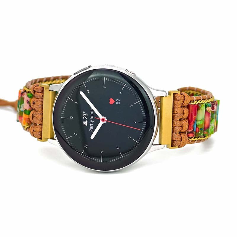 Rainforest Jasper Samsung Galaxy Watch Strap - Cape Diablo