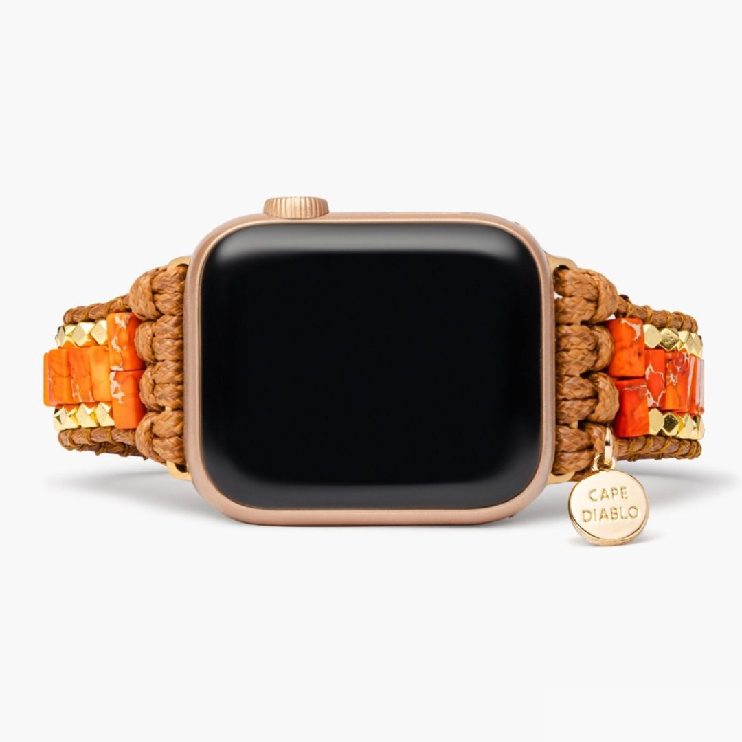 Sunrise Jasper Apple Watch Strap - Cape Diablo