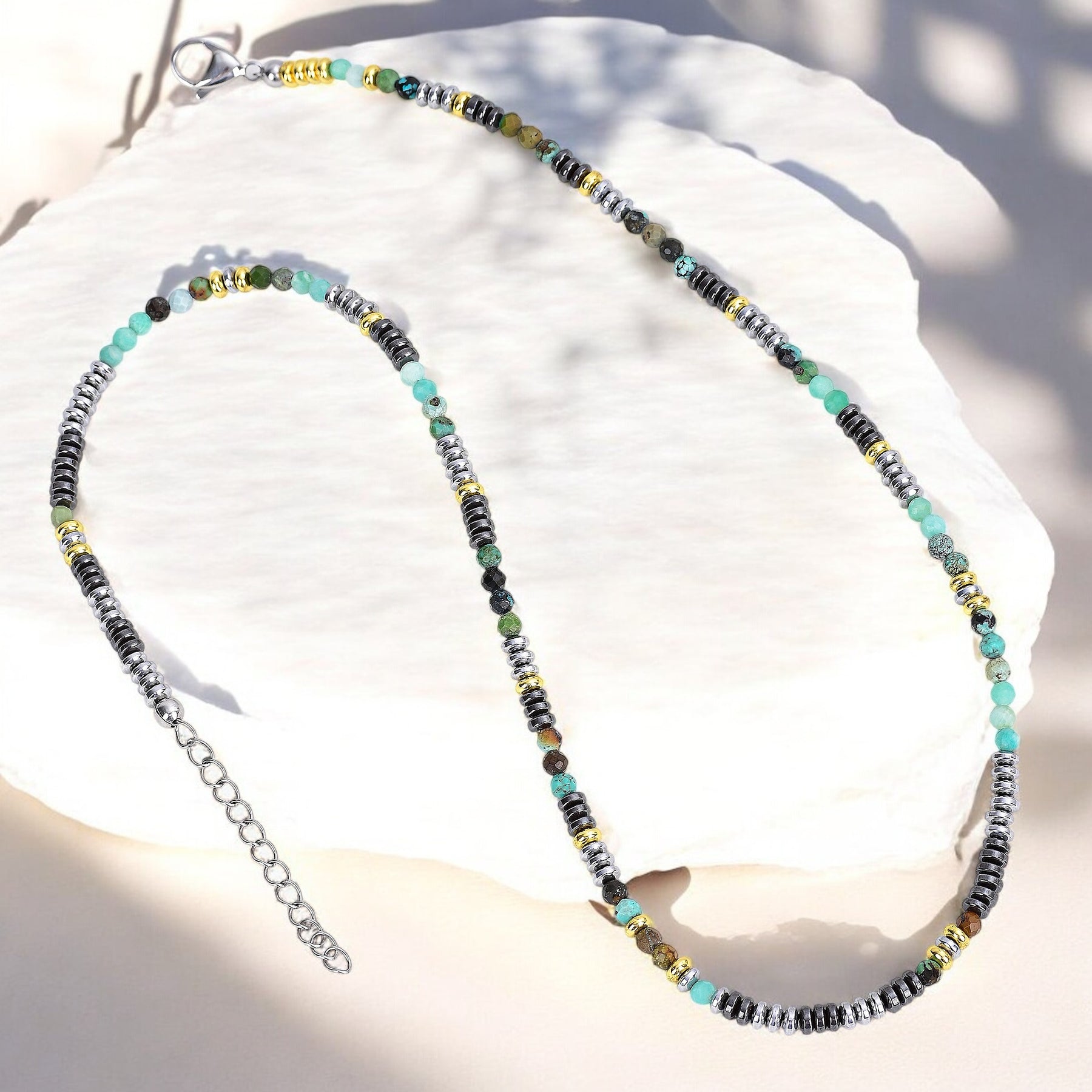 Collier en acier pour homme Steel Tide