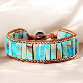 Bracelet Énergie Jaspe Turquoise