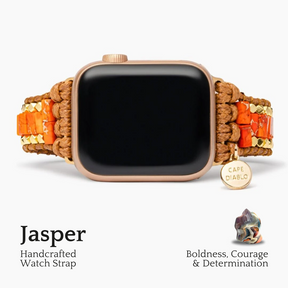 Sunrise Jasper Apple Watch-bandje