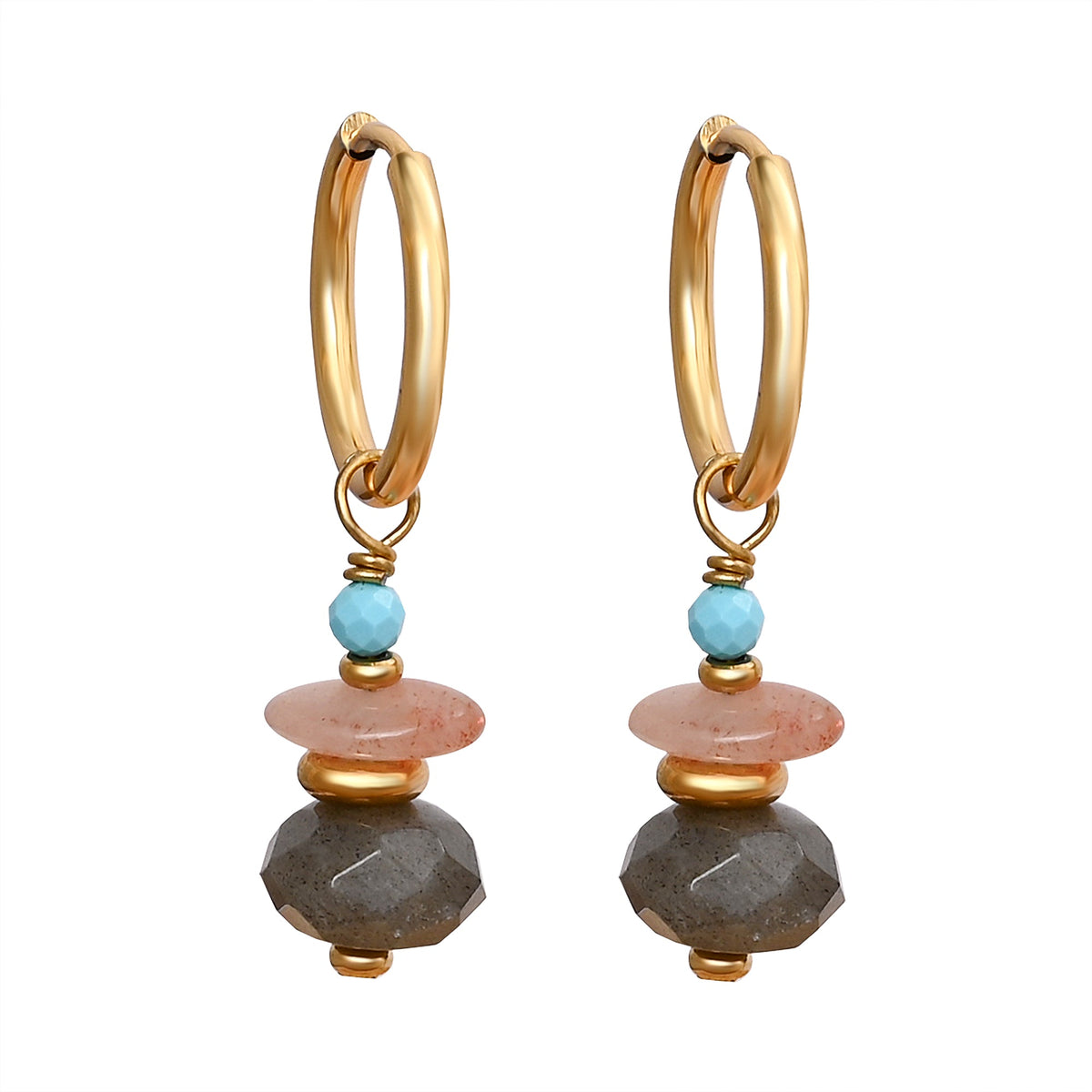 Aurora Labradoriet Oorbellen