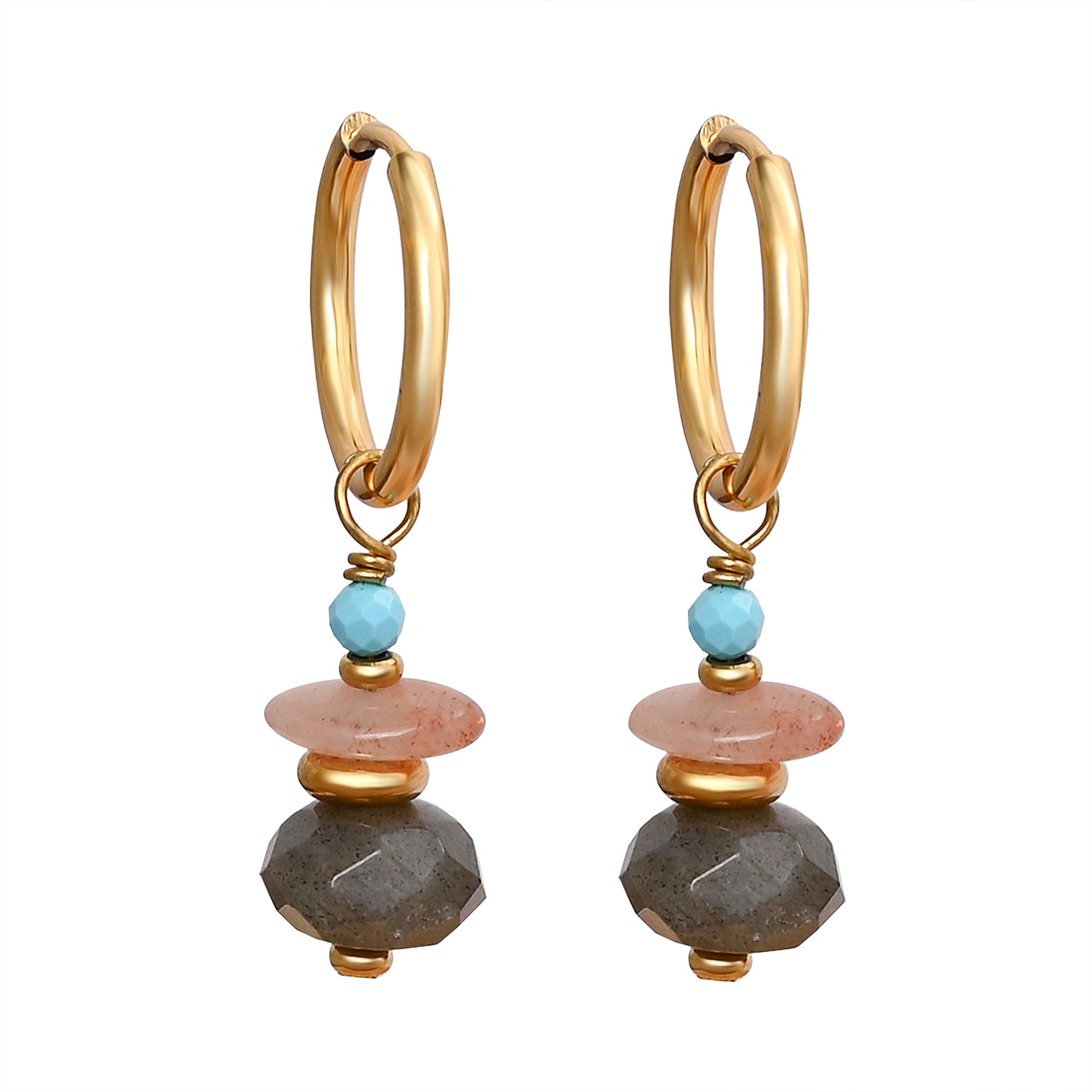 Aurora Labradoriet Oorbellen