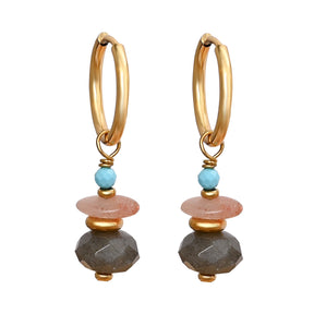 Aurora Labradoriet Oorbellen