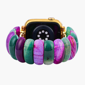 Bohemian Jewel Agate Stretch Apple Watch Armband