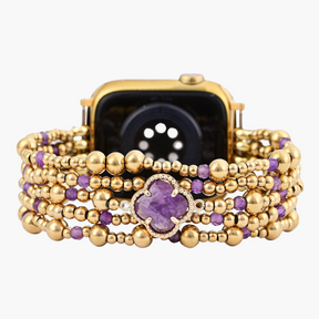 Imperial Amethyst Bescherming Stretch Apple Watch Band