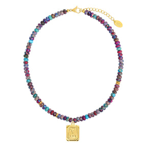 Lebendige Edelstein Anfangsblasen-Halskette