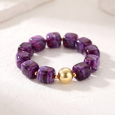 Amethyst-Traum – grobes Armband