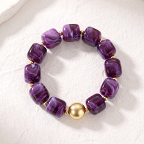 Amethyst-Traum – grobes Armband