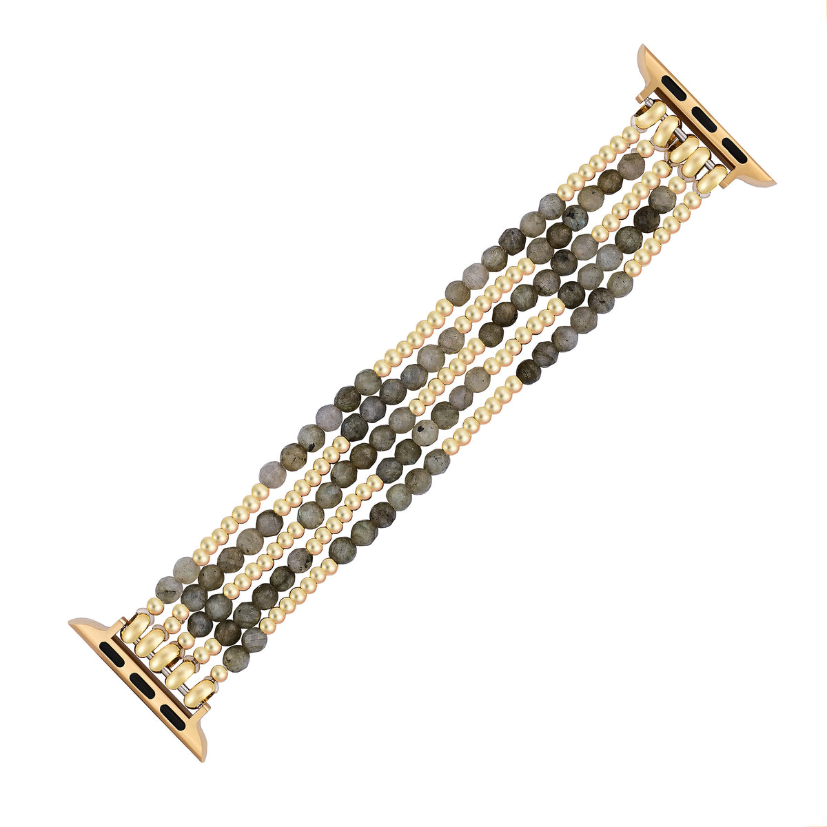 Bracelet extensible magique en labradorite pour Apple Watch